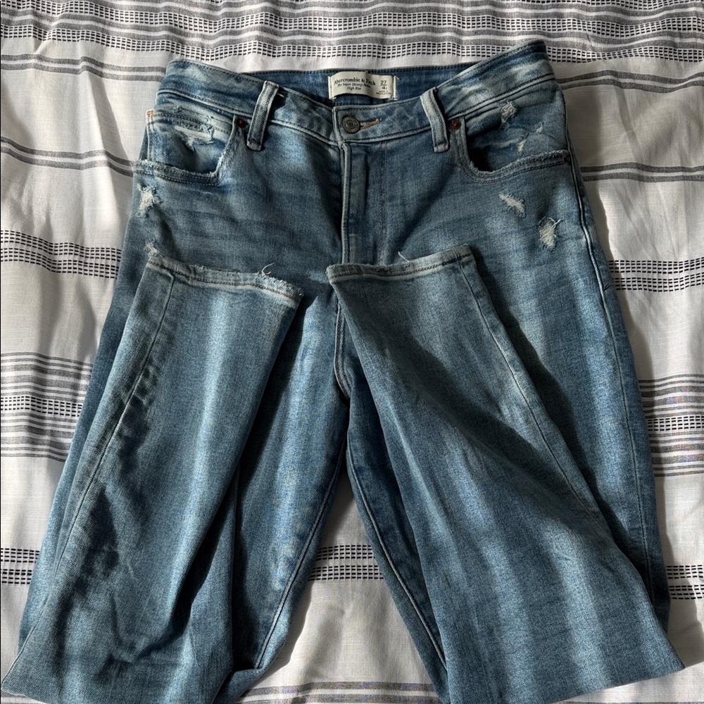 Abercrombie & Fitch Light Blue Denim Jeans